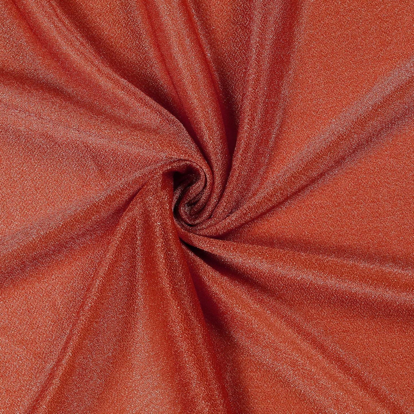 VDS Pack of 1 Panel (30 Inch X 20 Feet) Wedding Arch Draping Fabric Sheer Chiffon Fabric Drapery for Wedding Ceremony Reception Swag Backdrop Canopy Chuppah ARBO Altars Decoration (Terracotta)