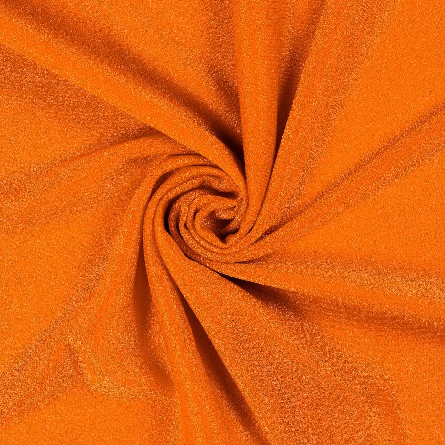 VDS Pack of 2 Panel (30 Inch X 40 Feet) Wedding Arch Draping Fabric Sheer Chiffon Fabric Drapery for Wedding Ceremony Reception Swag Backdrop Canopy Chuppah ARBO Altars Decoration (Orange)