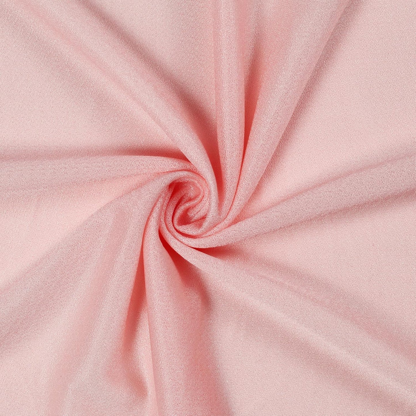 VDS Pack of 1 Panel (30 Inch X 40 Feet) Wedding Arch Draping Fabric Sheer Chiffon Fabric Drapery for Wedding Ceremony Reception Swag Backdrop Canopy Chuppah ARBO Altars Decoration (Dusty Rose)