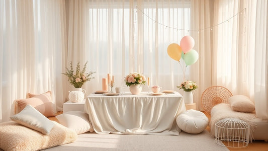 Colorful but Calm — Bright, Gentle, Joyful Party Styling
