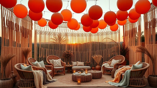 Boho Sunset Party — Free-Spirited Warm Tones for 2025 🌞🧡✨