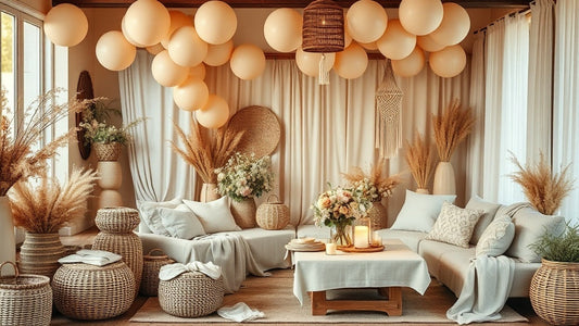 Boho Chic Party — Natural Textures & Soft Aesthetic Styling for 2025 🌾✨🤎