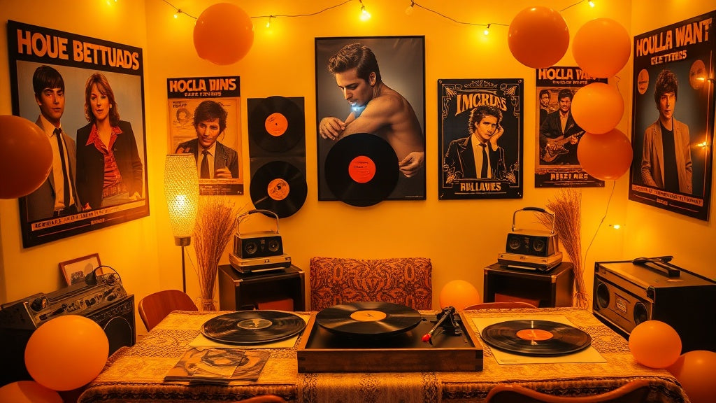 Vintage Record Party — Retro Warmth & Classic Home Styling for 2025 🎵📀✨