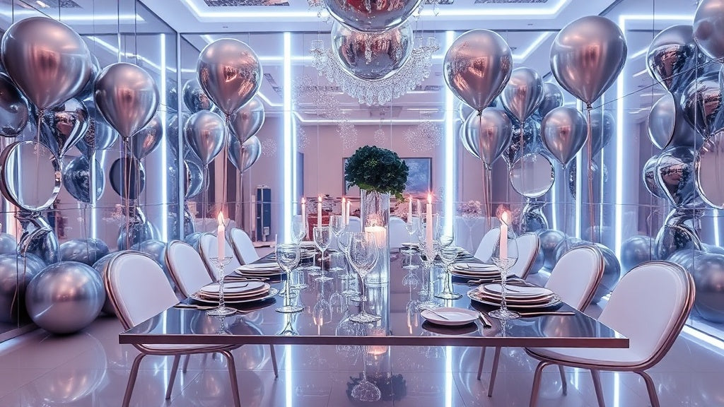 Mirror Glow Party — Reflective Lights & Glossy Mood Styling for 2025 ✨🪩🤍