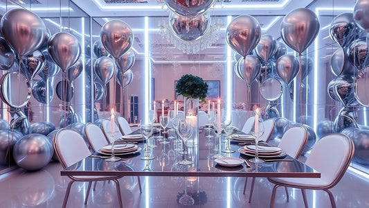 Mirror Glow Party — Reflective Lights & Glossy Mood Styling for 2025 ✨🪩🤍