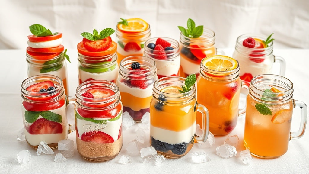 Glass-Jar Course Party — Every Dish Served in a Jar