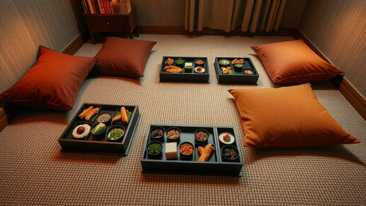 Portable Picnic-Tray Party — Dinner on the Floor, Comfort in Style