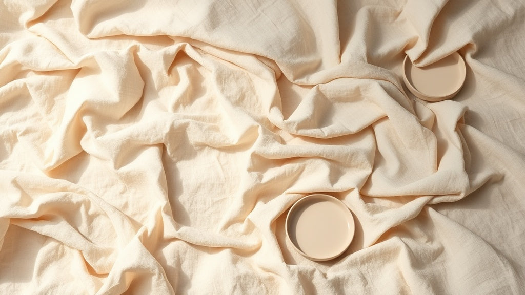 Linen Layer Party — Wrinkled Texture, Tone-on-Tone Warmth