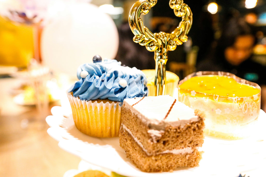 Gold Glitter Happy Birthday Cake Topper DIY Pack ✨ — Make Your Cake Shine Bright