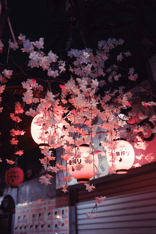 Cherry Blossom Party Decor at Home