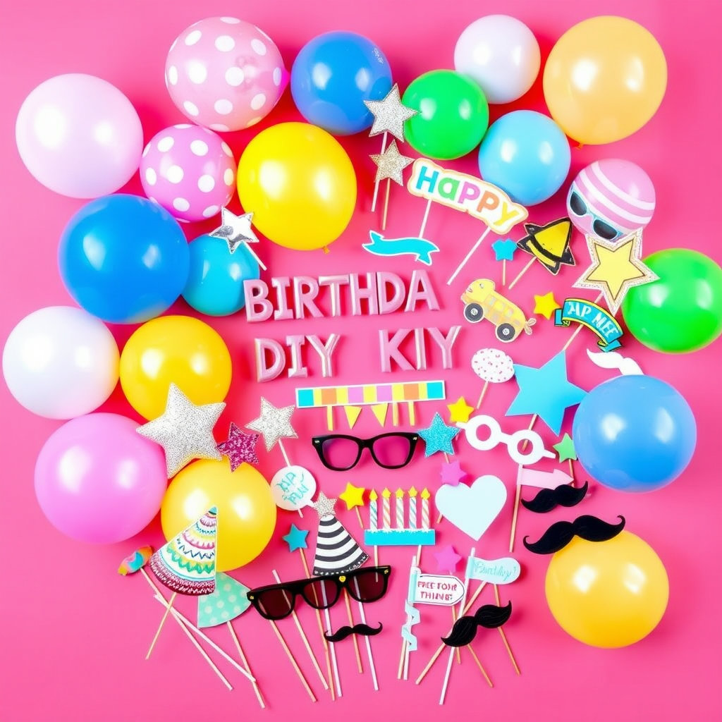 DIY Birthday Bash Kit - Custom Balloon Garland Sets