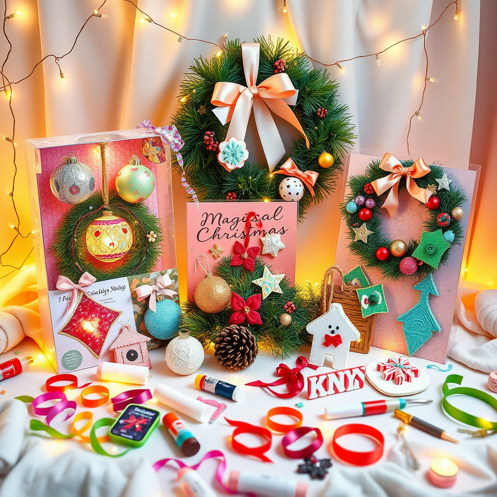 Craft & Celebrate Christmas - Holiday Centerpiece Craft Sets