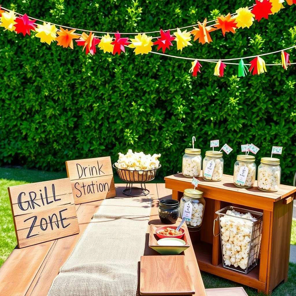 Picnic & Paint Party - Outdoor Garland DIY Kits