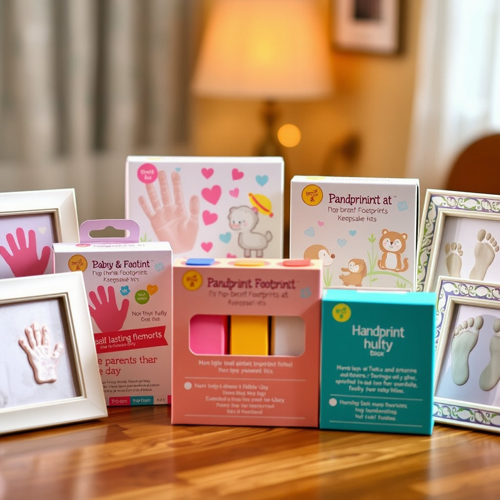 Baby Shower Craft Celebration - Handprint & Footprint Keepsake Kits