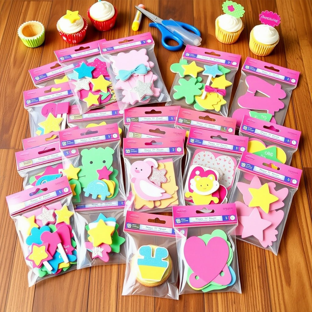 Baby Shower Craft Celebration - Cupcake Topper Craft Packs