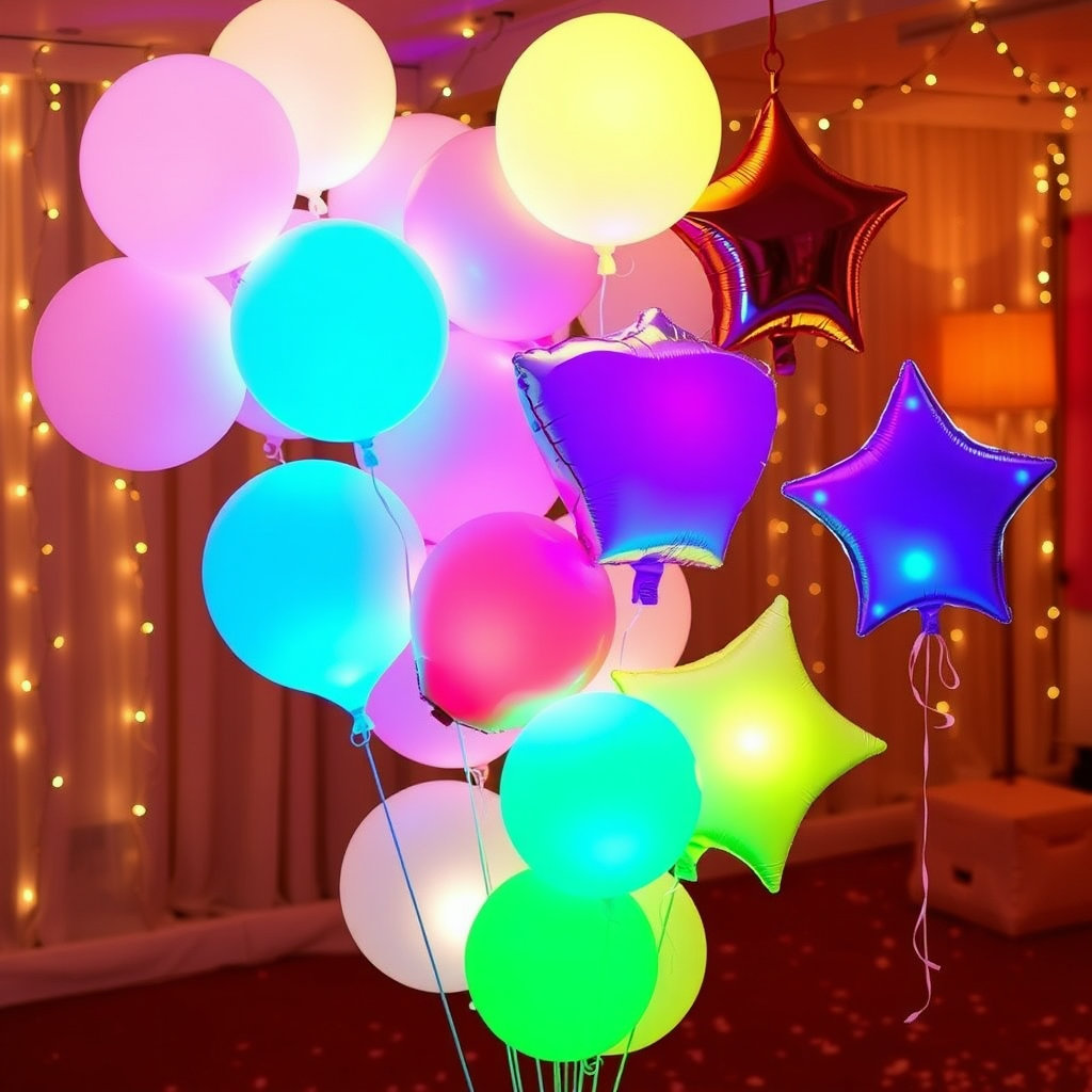 New Year’s Eve Sparkle & Create - LED Balloon Decoration Packs