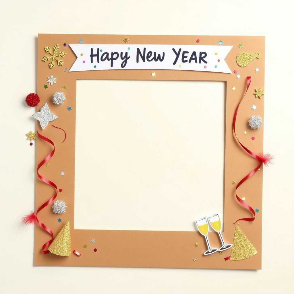 New Year’s Eve Sparkle & Create - New Year Photo Frame DIY