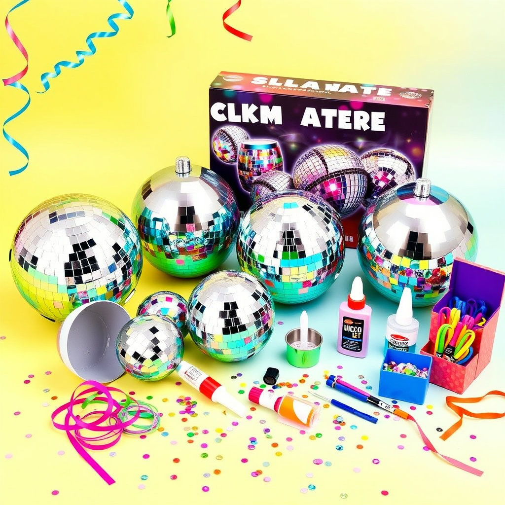 New Year’s Eve Sparkle & Create - Disco Ball Craft Sets