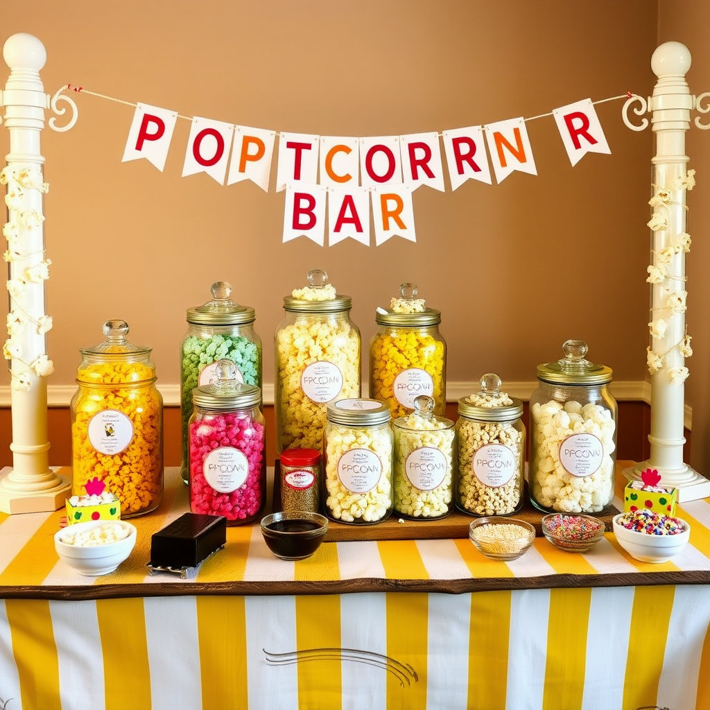 Backyard BBQ Maker Pack - Popcorn Bar Decoration Kits