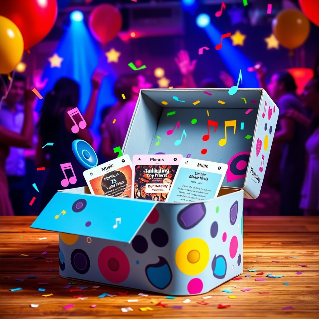Pajama Craft Party Kit - Music Playlist Party Box