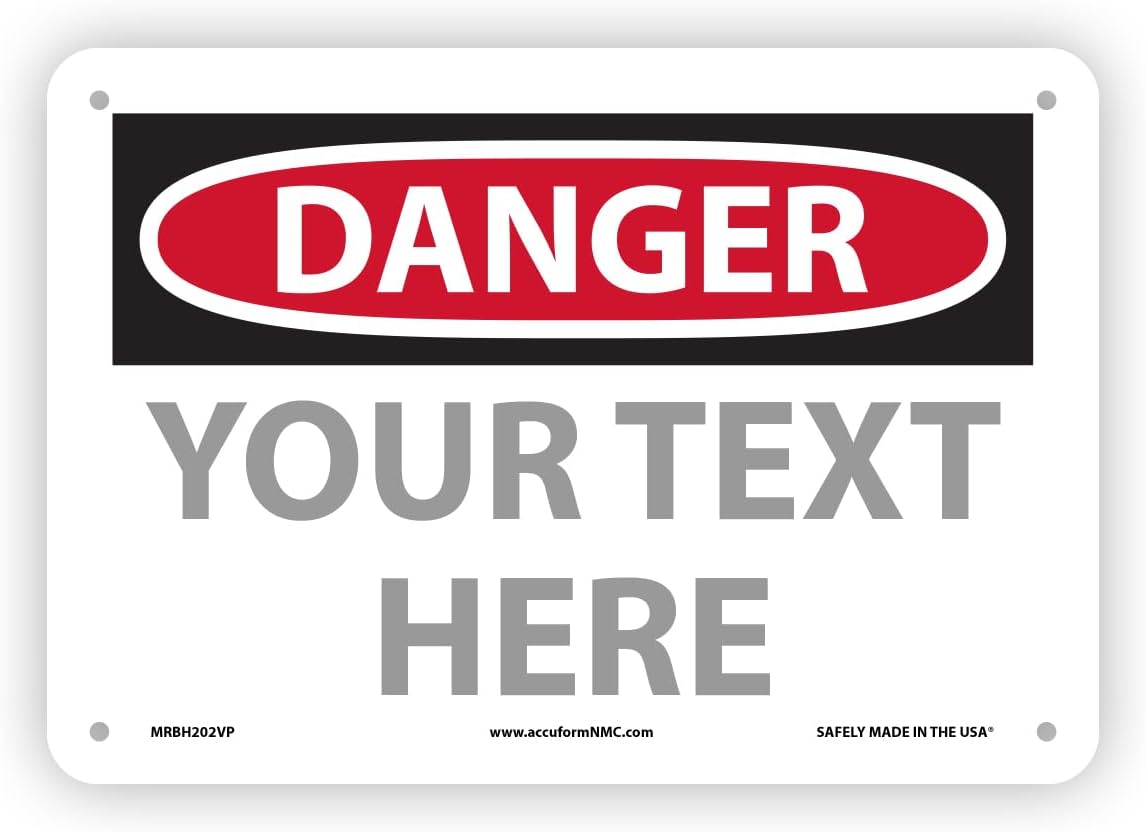 Safety Signs & Signals