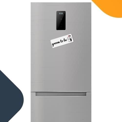 Magnet Me Up Groom to Be Magnet Decal, 3x8 Inches Heavy Duty Automotive Magnet for Car Truck SUV