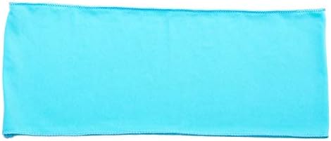 VDS Pack of 200 PCS | Aqua Blue| Spandex Chair Sashes Bows Without Buckle | Stretch Elastic Banquet Universal Folding Chair Band Tie with for Wedding Party Conference Celebration Event Decoration