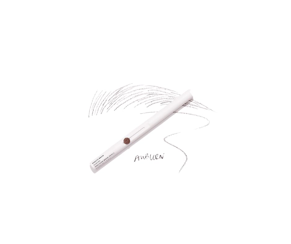 MADLUVV Exacto Brow Pencil for Flawless, Long Lasting, Realistic Brows with Dual-Ended Design Featuring Retractable Blade Tip for Precise Hair Like Detail and Blending Brush - Auburn