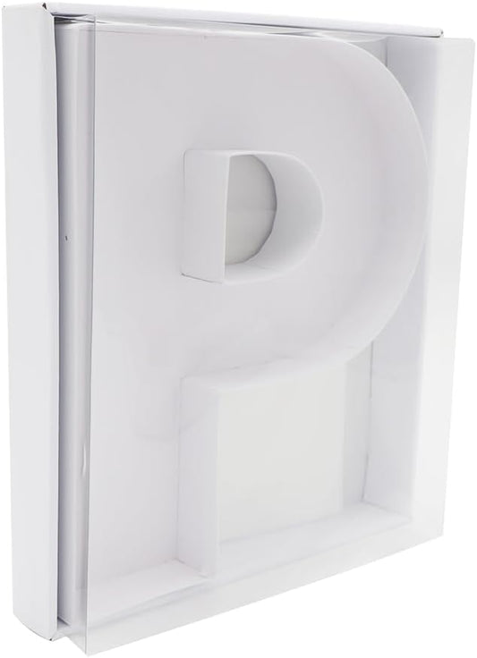 12" Fillable Cardboard Letter Charcuterie Gift Cupcake Box With Cover Sweets Packaging (P)