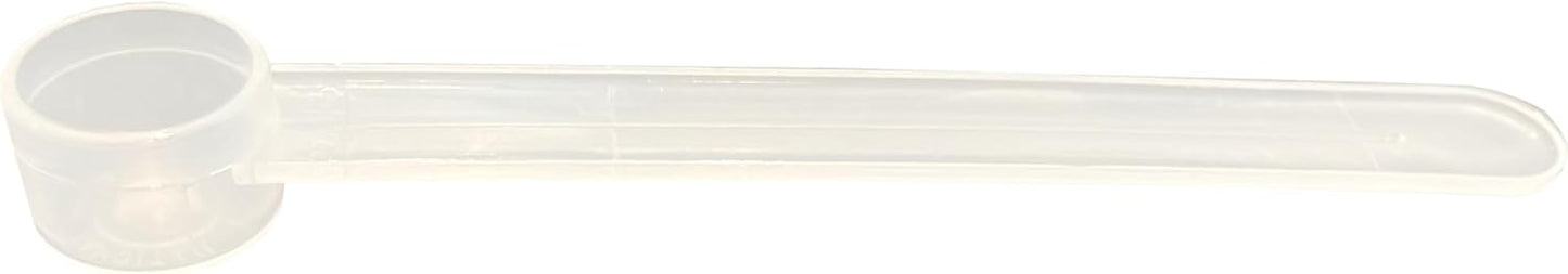1.5 mL (1.5 CC) Long Handle Scoop for Measuring Coffee, Pet Food, Grains, Protein, Spices and Other Dry Goods (Pack of 25)