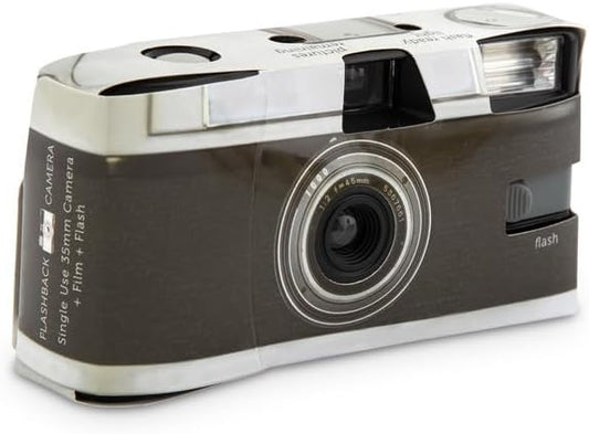 Weddingstar Disposable Camera with Flash - Single Use 35mm Film Camera for Wedding or Party Favors - Vintage (10 Pack)