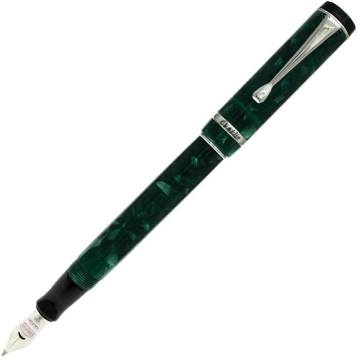 Conklin Duragraph Fountain Pen Forest Green - Extra Fine Nib, Precision Writing Instrument with Classic Design