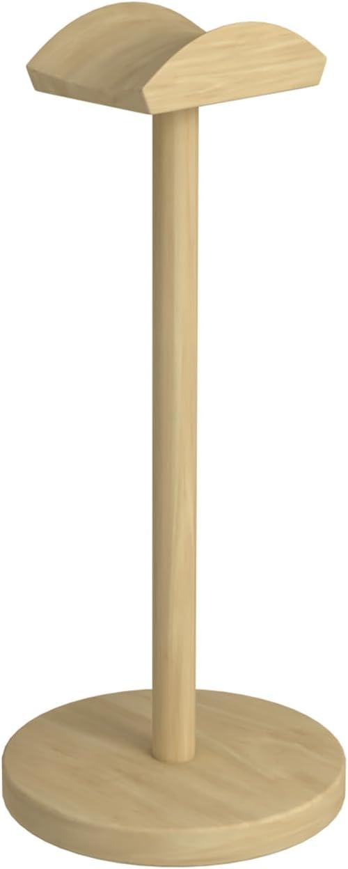 Universal Headphone for Desk Hanger Holder Organizer Keeper Racks Storage Mount Gaming Headset Stand Premium Functional Craftmanship Headset Stand (Wooden)