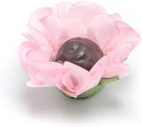 Handmade Paper Truffle Cups | Truffle Liners | Truffle Wrappers | Fominhas | Candy cups for chocolate | Forminhas de Brigadeiro | Candy liners - Pack of 20 - (Paper, Pink)
