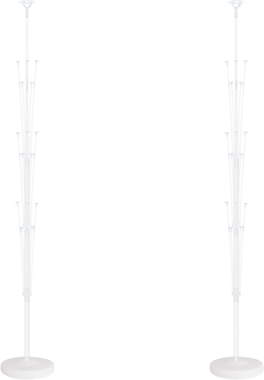 Column Stand Kit Set of 2 - Balloon Stand With Base and Pole, Tower Backdrop Decoration for Wedding, Baby Shower, Birthday Party, or Bachelorette Parties (No Balloon)