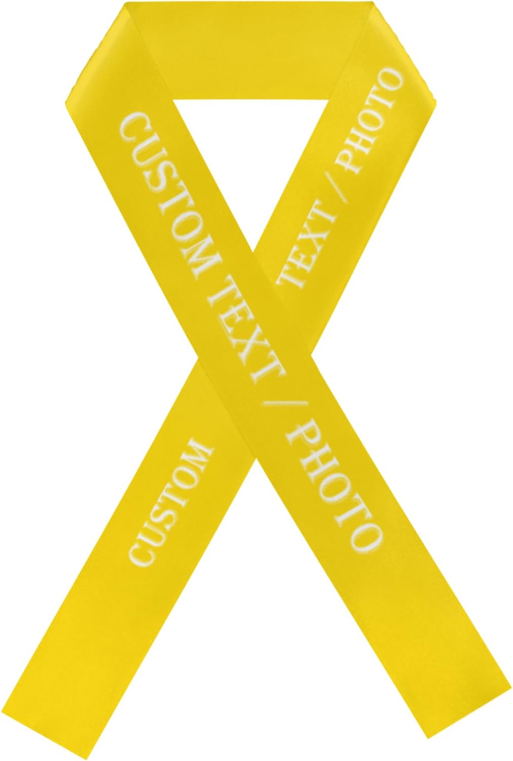 Custom Sash,Personalized Birthday Sash with Text Photo,Customized Bachelorette Sash Quote Sash Bride to Be Sash Color Optional (No decorative edge, Yellow)