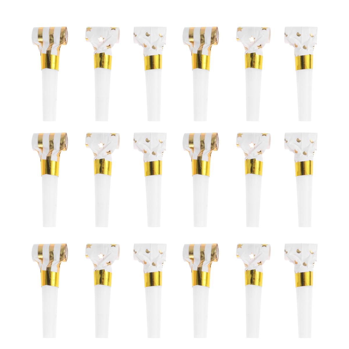 Toyvian Party Whistles, 30Pcs Colorful Blowout Noisemakers