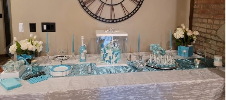 YOUR CHAIR COVERS - 60 x 102 inch Rectangular Crinkle Taffeta Tablecloth - White, Rectangle Table Linens for 6 ft Rectangular Tables, Wedding Crushed Table Cloth