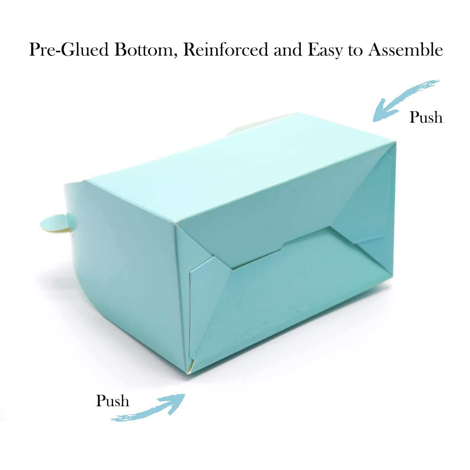 Oletx 30-Pack Colorful Party Favor Treat Boxes Goodie Gable Paper Box