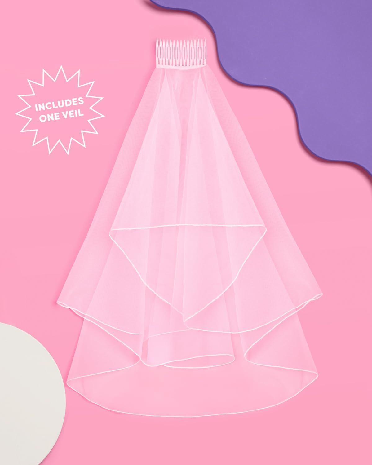 xo, Fetti Bachelorette Party Sash + Veil - Bride To Be | Bachelorette Party Decorations Kit - Sash for Bride | Bridal Shower Gift Supplies