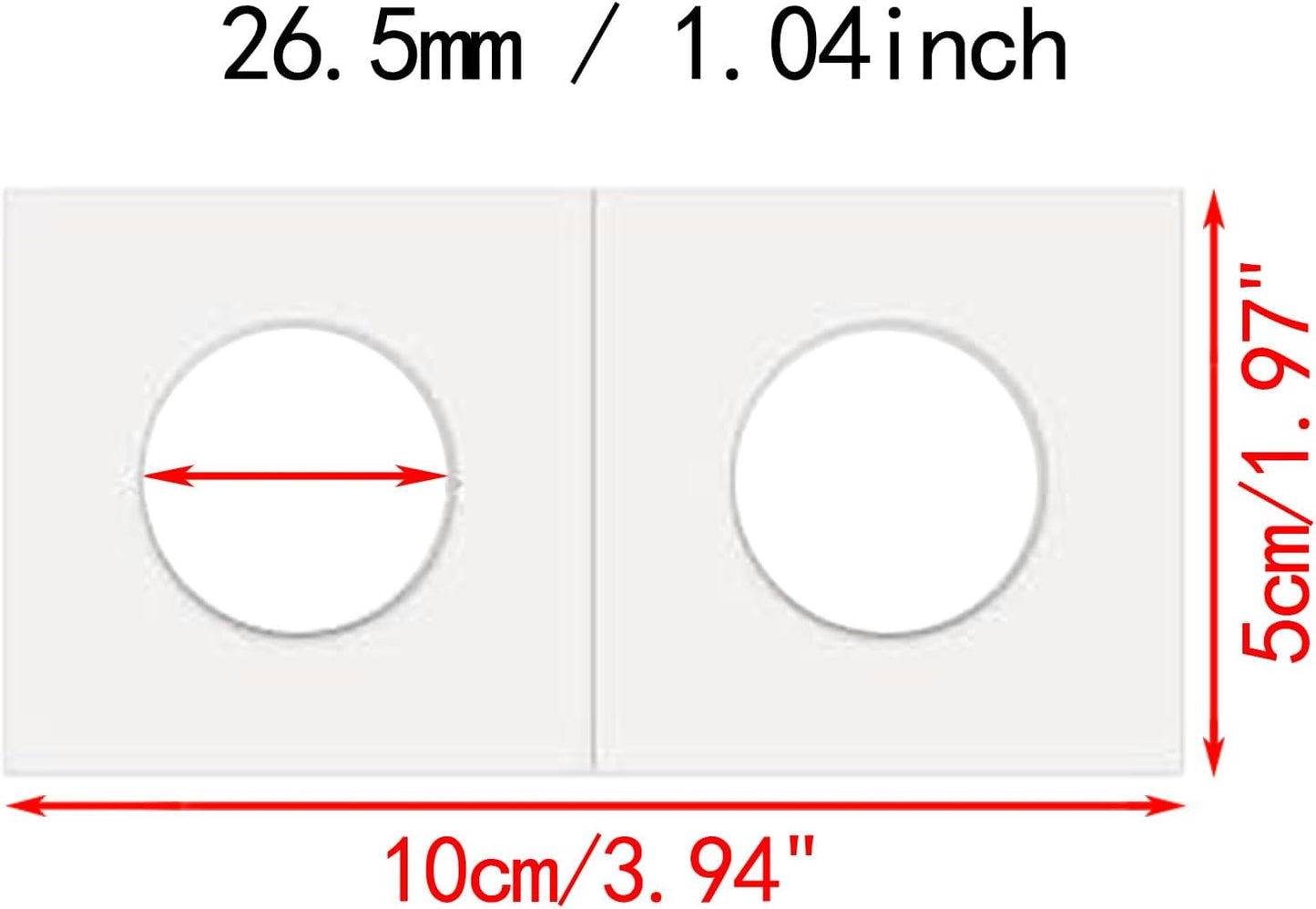 200 PCS Premium Cardboard Coin Flips 2 x 2 inch Coin Collection Supplies for Small Dollar, Mylar Coin Flips Coin Holders for Collectors (Small Dollar Coin Flips)