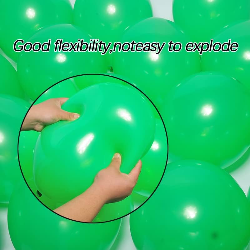 300 Pack Green Balloons 12 inch Green Latex Party Balloon Bulk for Various Party Events Decorations