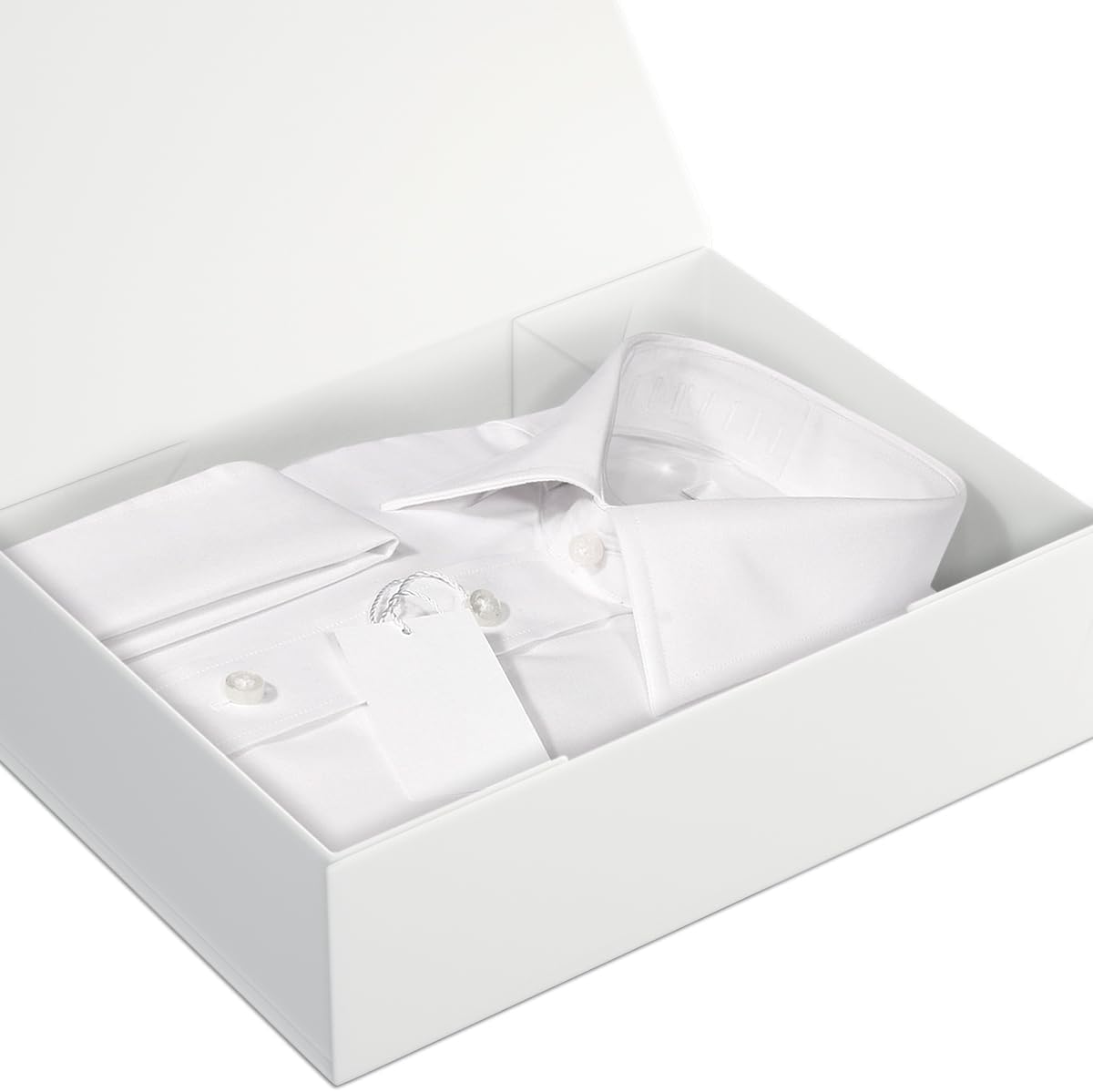 White Gift Box 11.9" x 8.5" x 3.3" with Magnetic Closure Lid for Presents,Bridesmaid Gifts Boxe,Cute Box,Birthday Gift,Luxury for Gift Packaging, Magnetic Gift Boxes for Wrapping Gifts