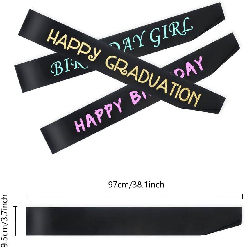16 Pcs Sash Blank Satin Sash Black Sash Party, Bride To Be Sash, Plain Sash, Diy Sash Sashes For Pageants, Birthday, Party, Graduation, Hen Party, Homecoming, Custom Sashes, Make Your Own Sash