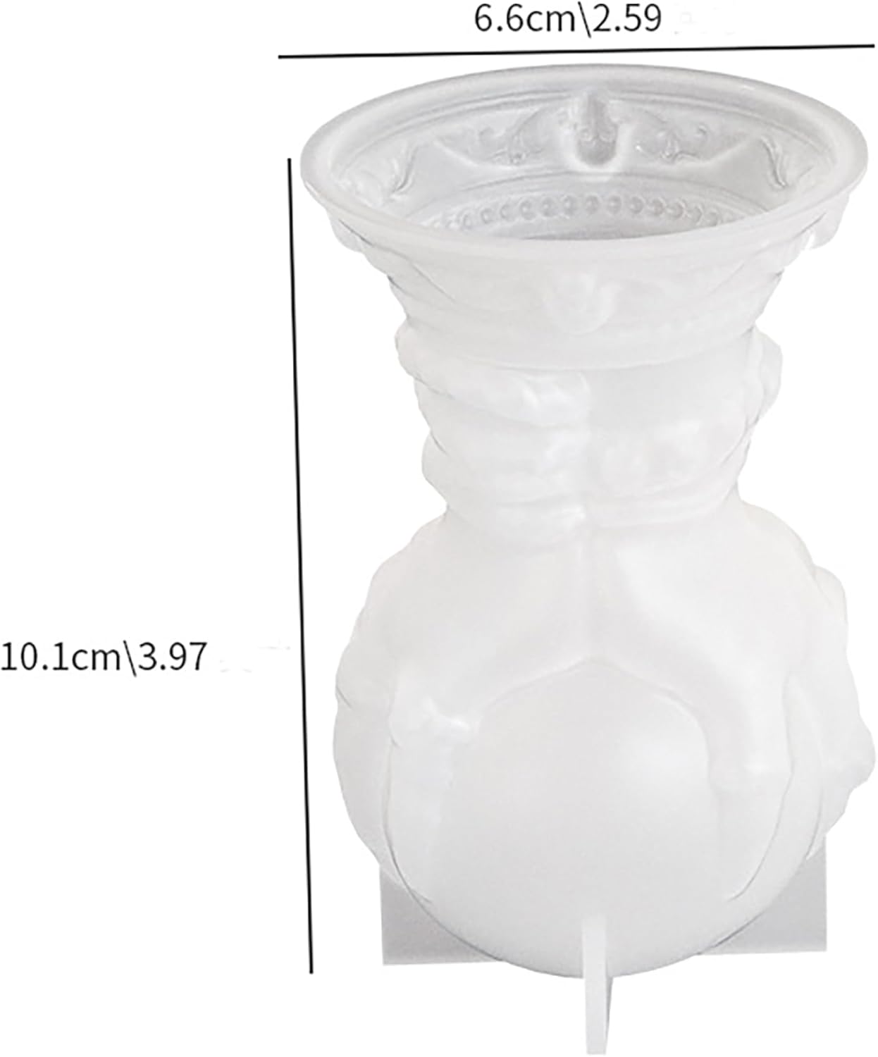 Skull Rose Crystal Ball & Ghost 3D Silicone Molds for Resin Candle & Body Soap Making