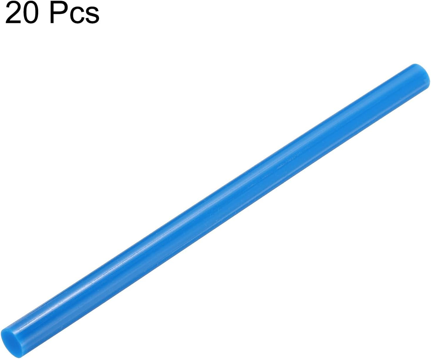 uxcell 20pcs Hot Glue Sticks for Glue Gun 11mm/0.43-inch x 8-inch Mini Hot Melt Adhesive Glue Stick Blue