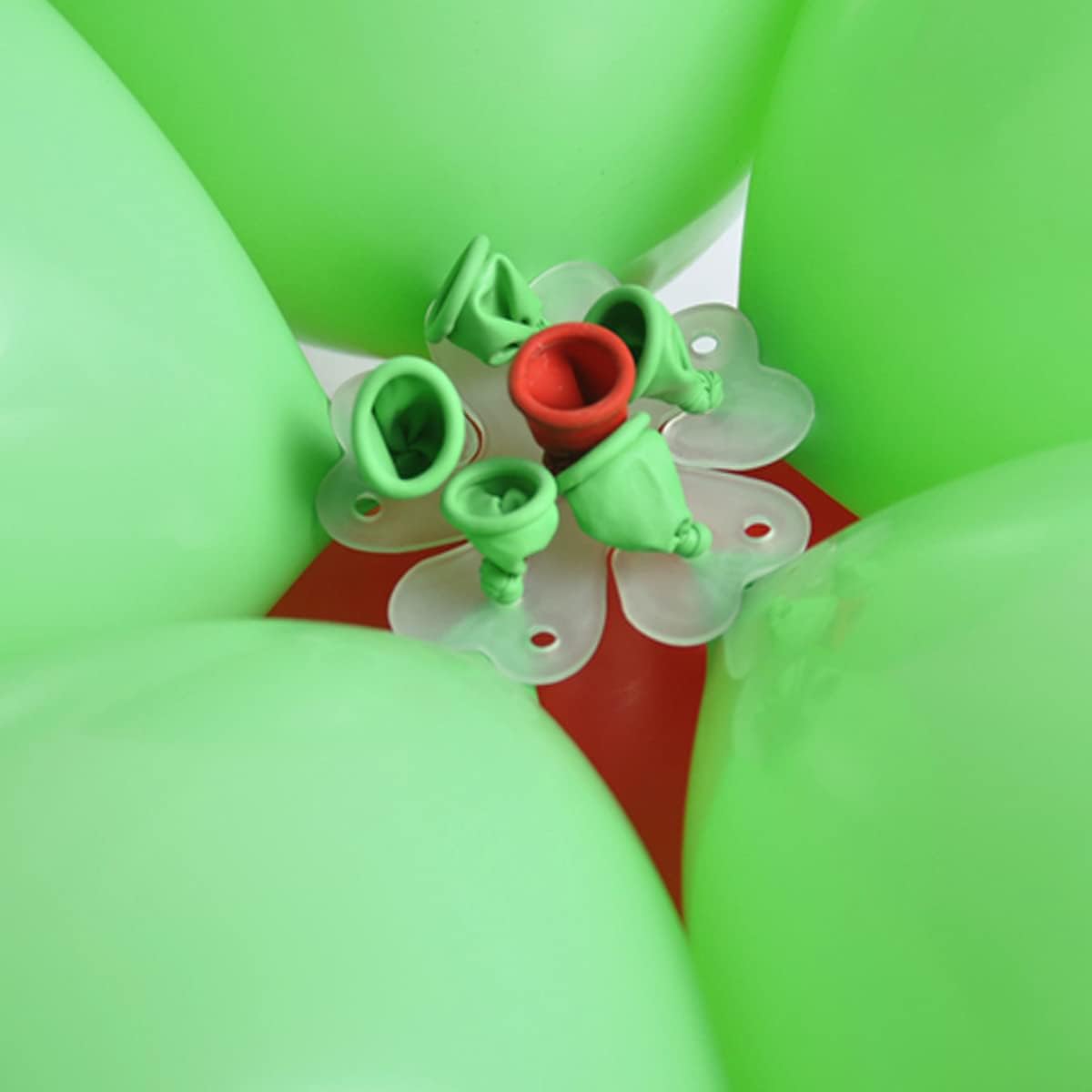 GXXMEI 102PCS Flower Balloon Clips and Holders for Balloon Arch - Baby Shower, Wedding, Birthday Party Decorations