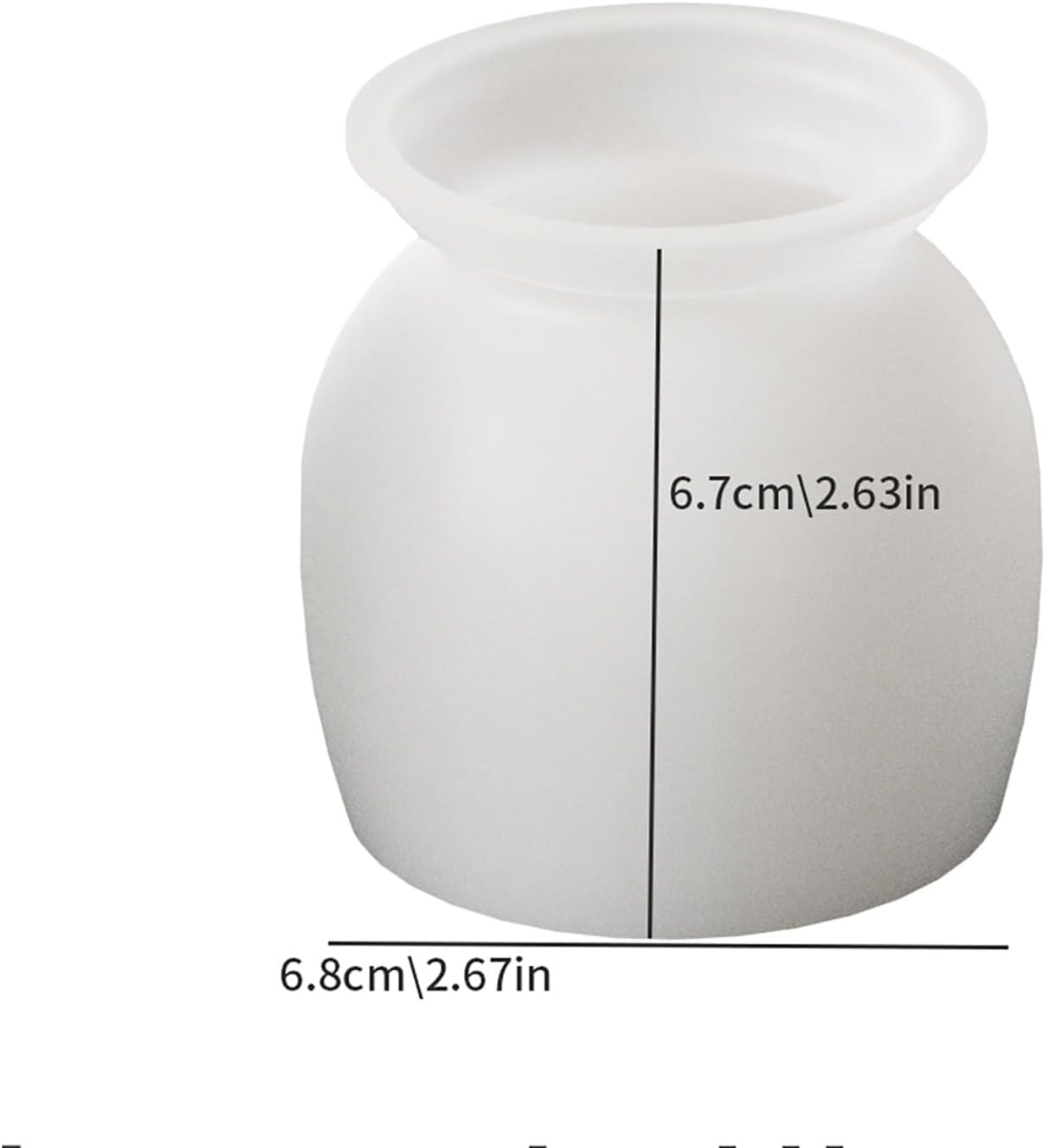 Bottle Resin Mold Candle Holder - Resin Casting Silicone Molds for Home Decor & Candle Making Wave Spiral Mold