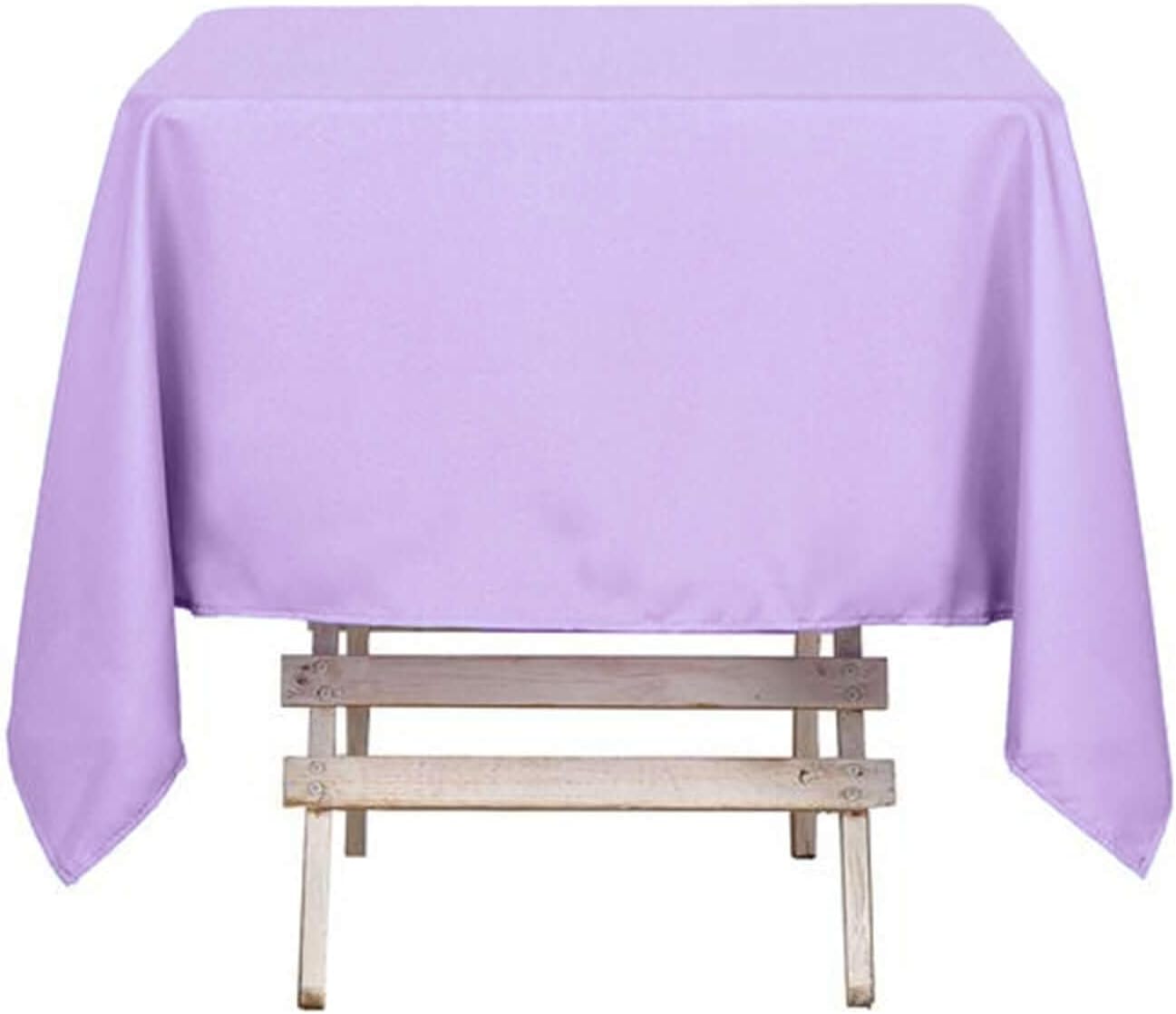 Efavormart 54x54 Lavender Wholesale Linens Seamless Polyester Square Tablecloth for Wedding Banquet Party Restaurant
