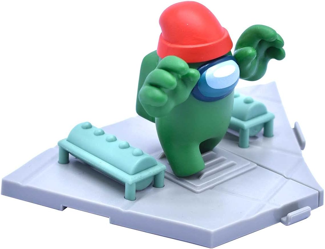 Just Toys LLC Among US 4″ Craftable Buildable Action Figure – Blind‑Bag Collectible (1‑in‑24 Glow‑in‑The‑Dark Rare)